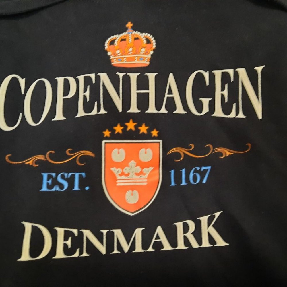 Copenhagen Denmark Kids Hoodie Blue